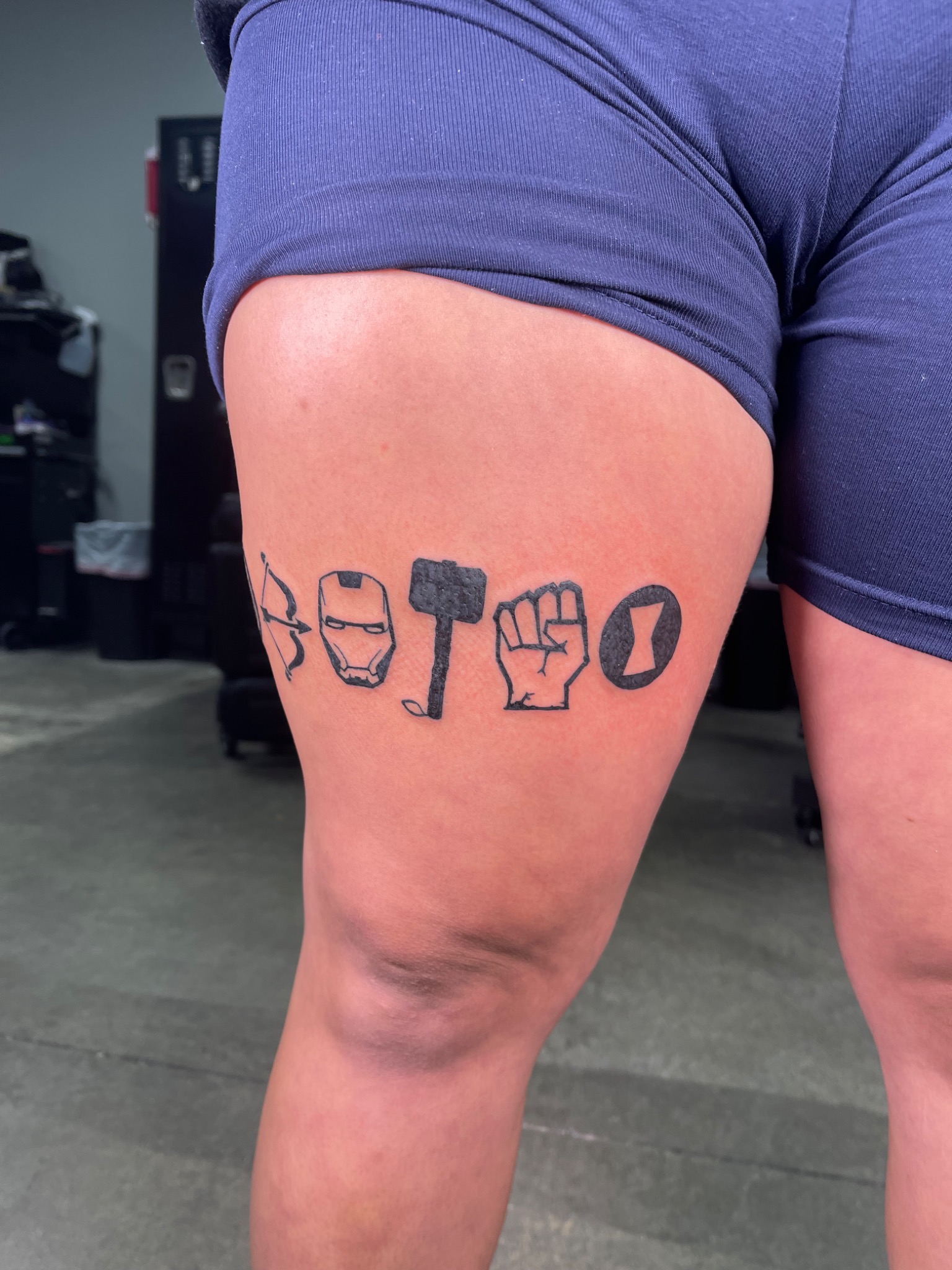 Recovered tattoo view