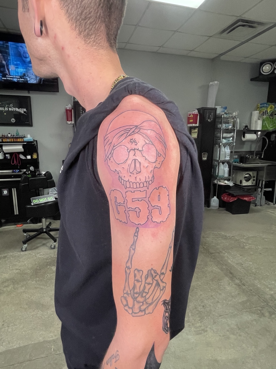 Recovered tattoo view