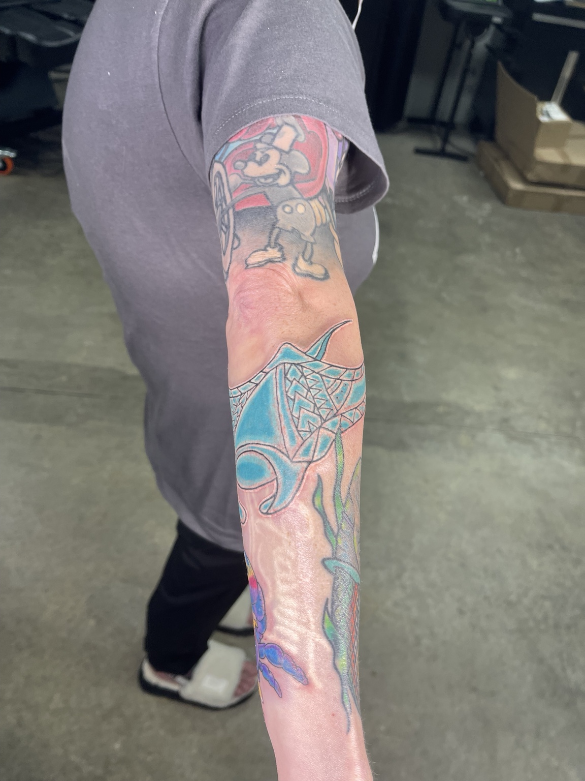 Recovered tattoo view