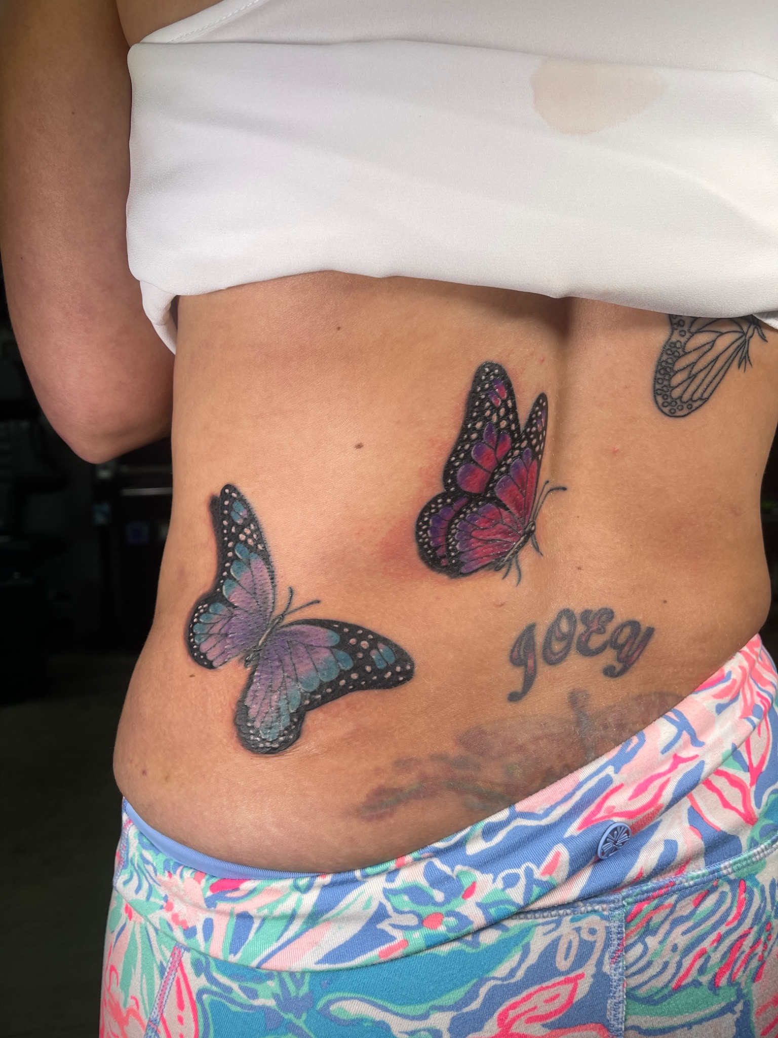Recovered tattoo view