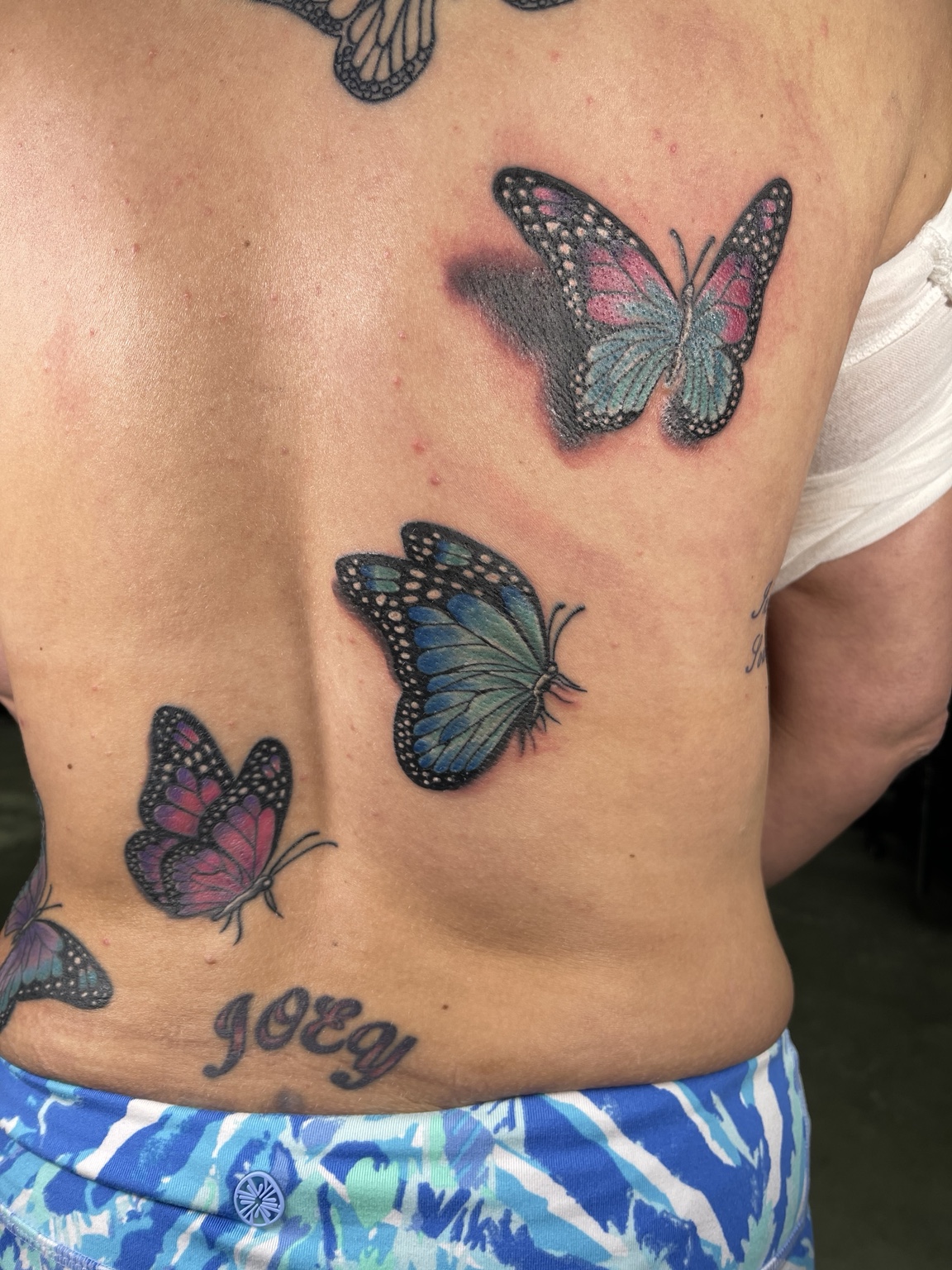 Recovered tattoo view