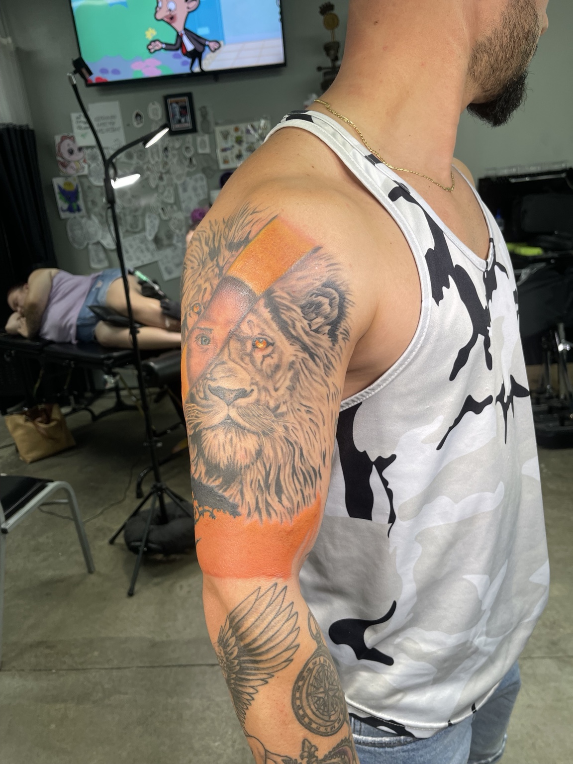 Arm tattoo project alternate view