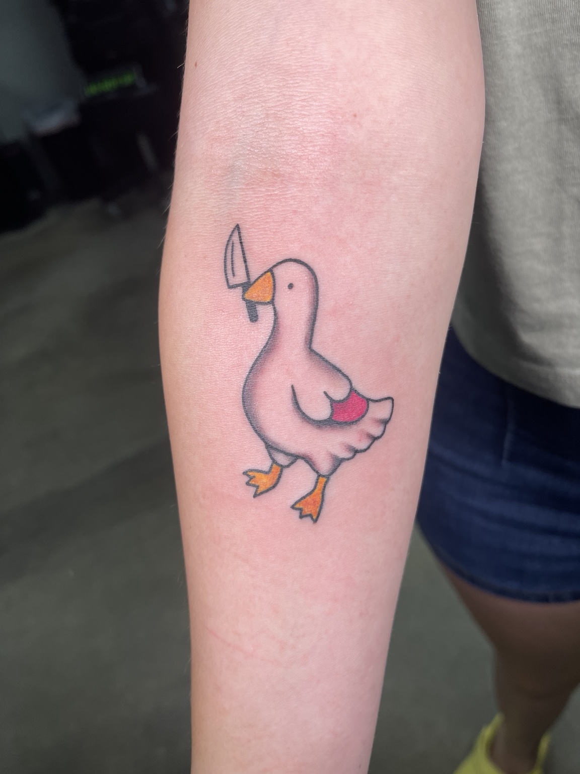 Recovered tattoo view