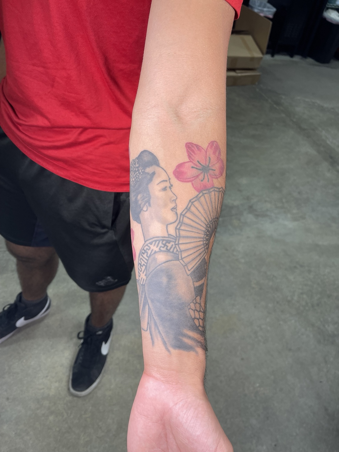 Recovered tattoo view