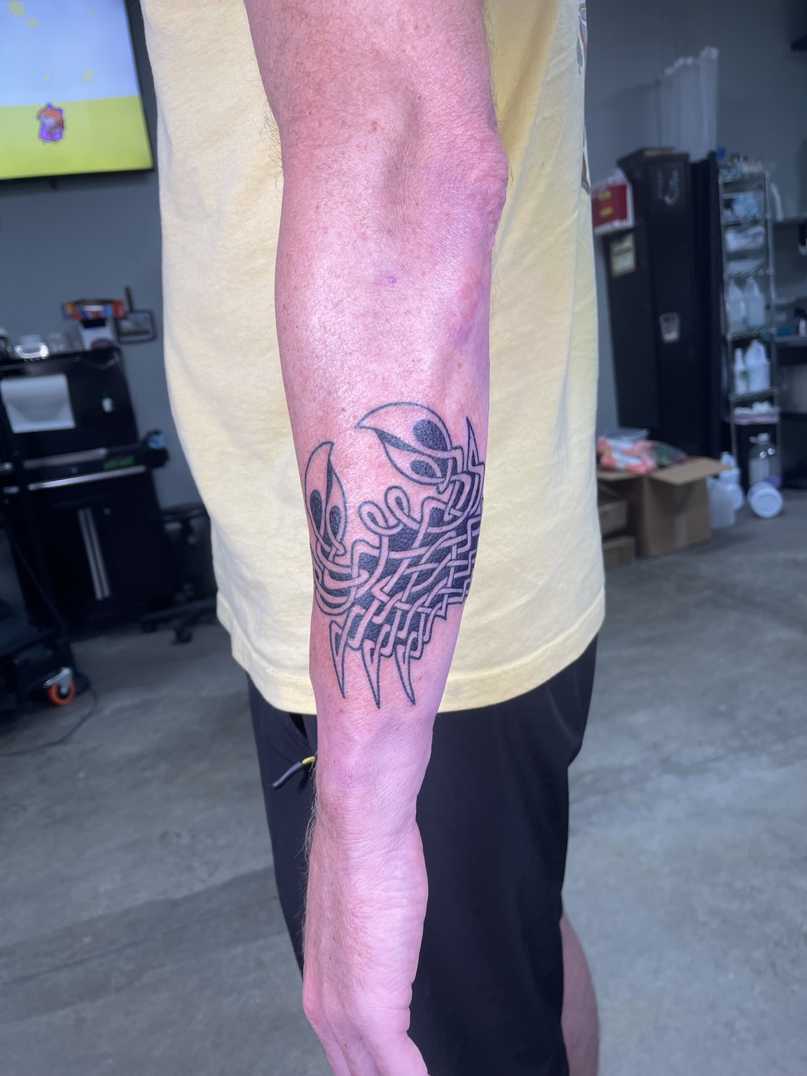 Recovered tattoo view