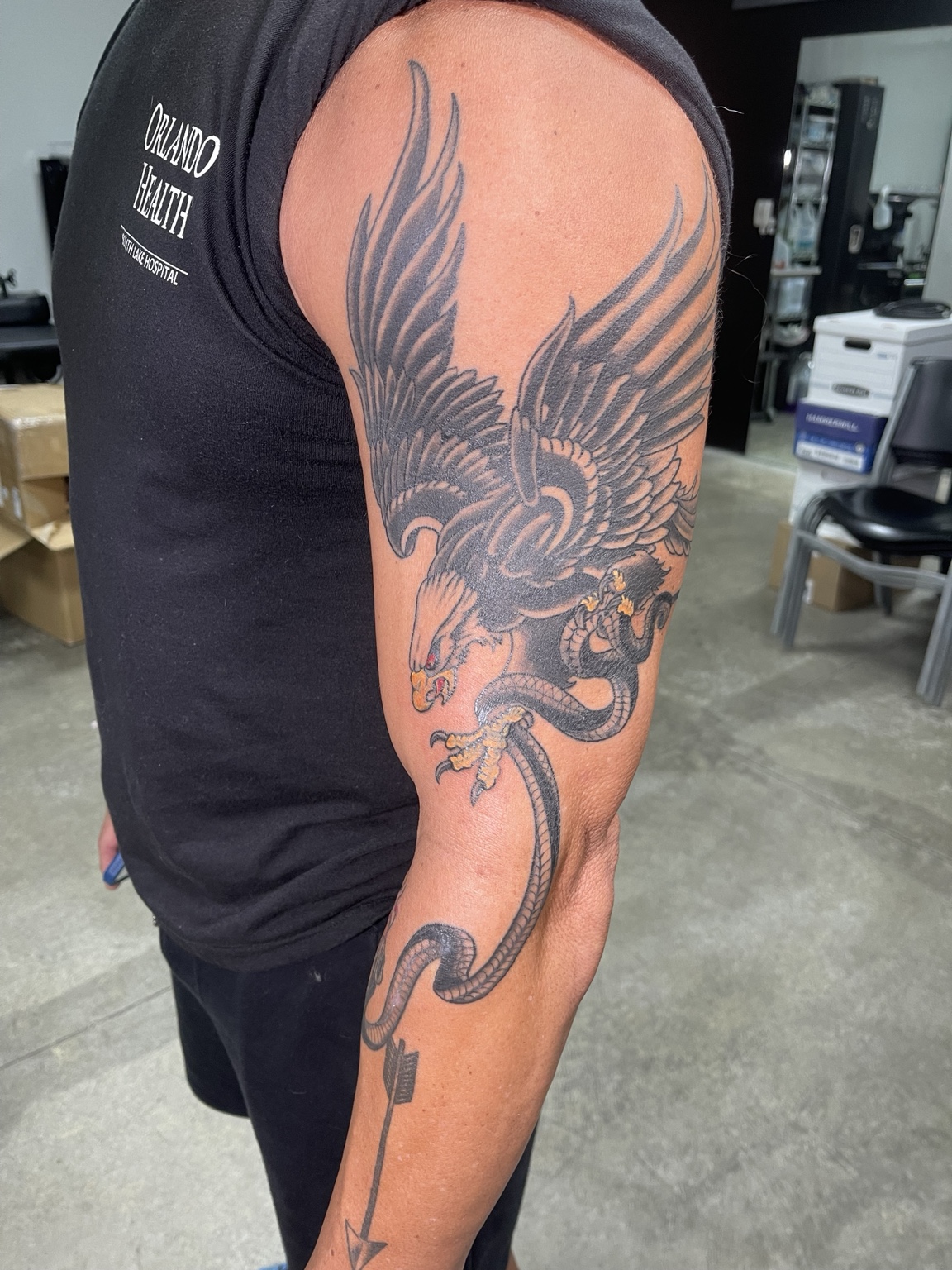 Recovered tattoo view