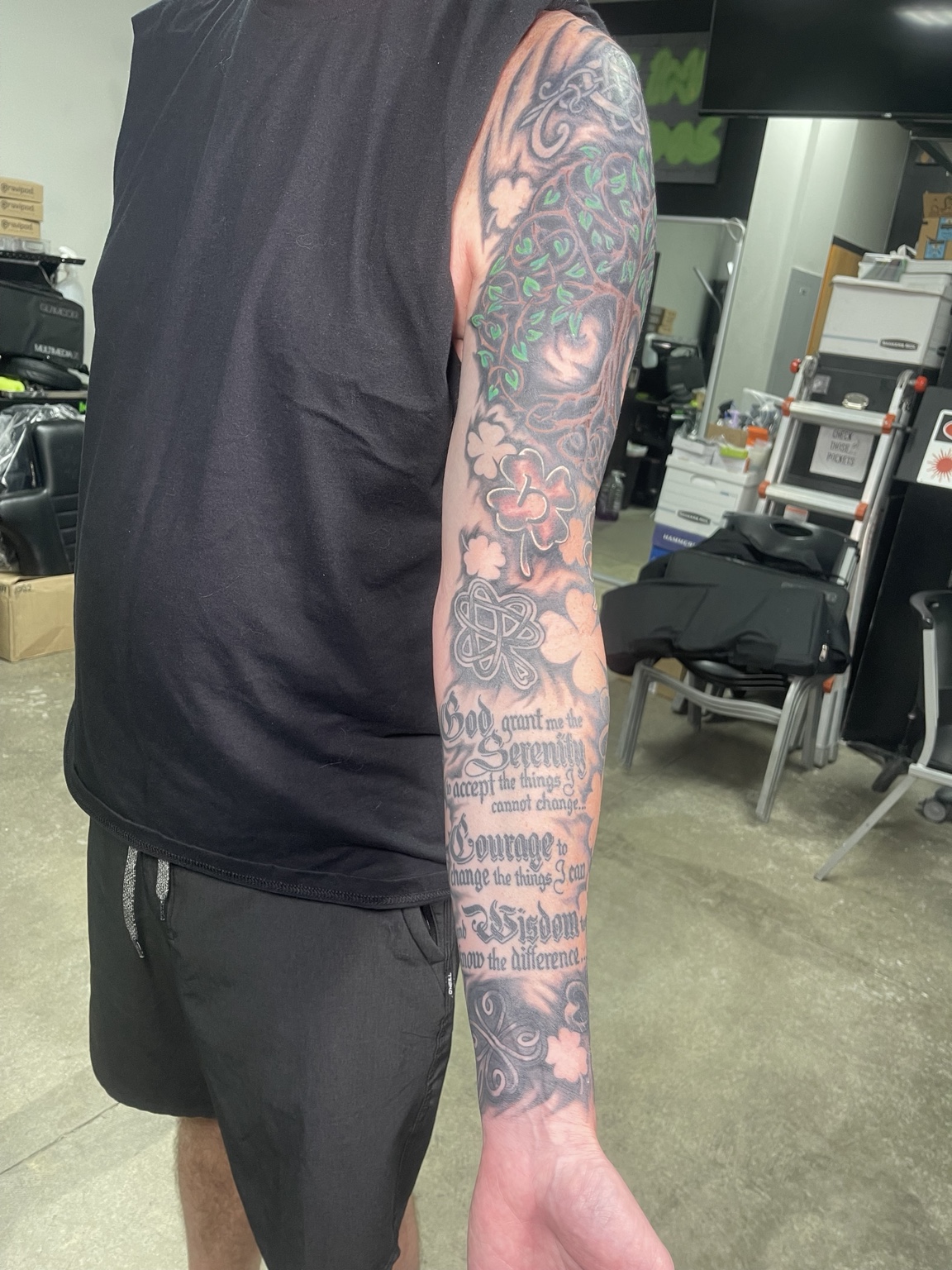 Recovered tattoo view