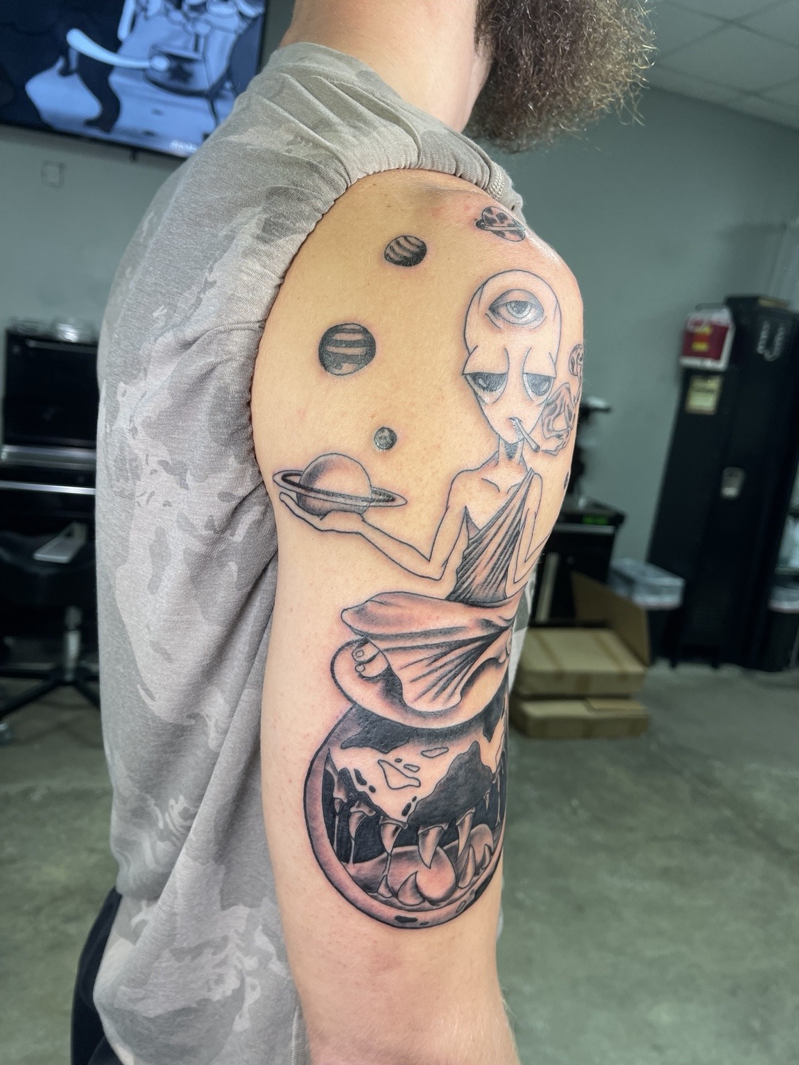Recovered tattoo view