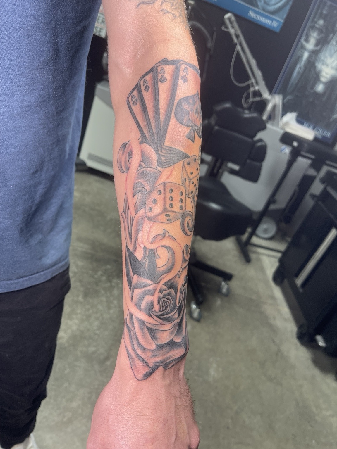 Recovered tattoo view