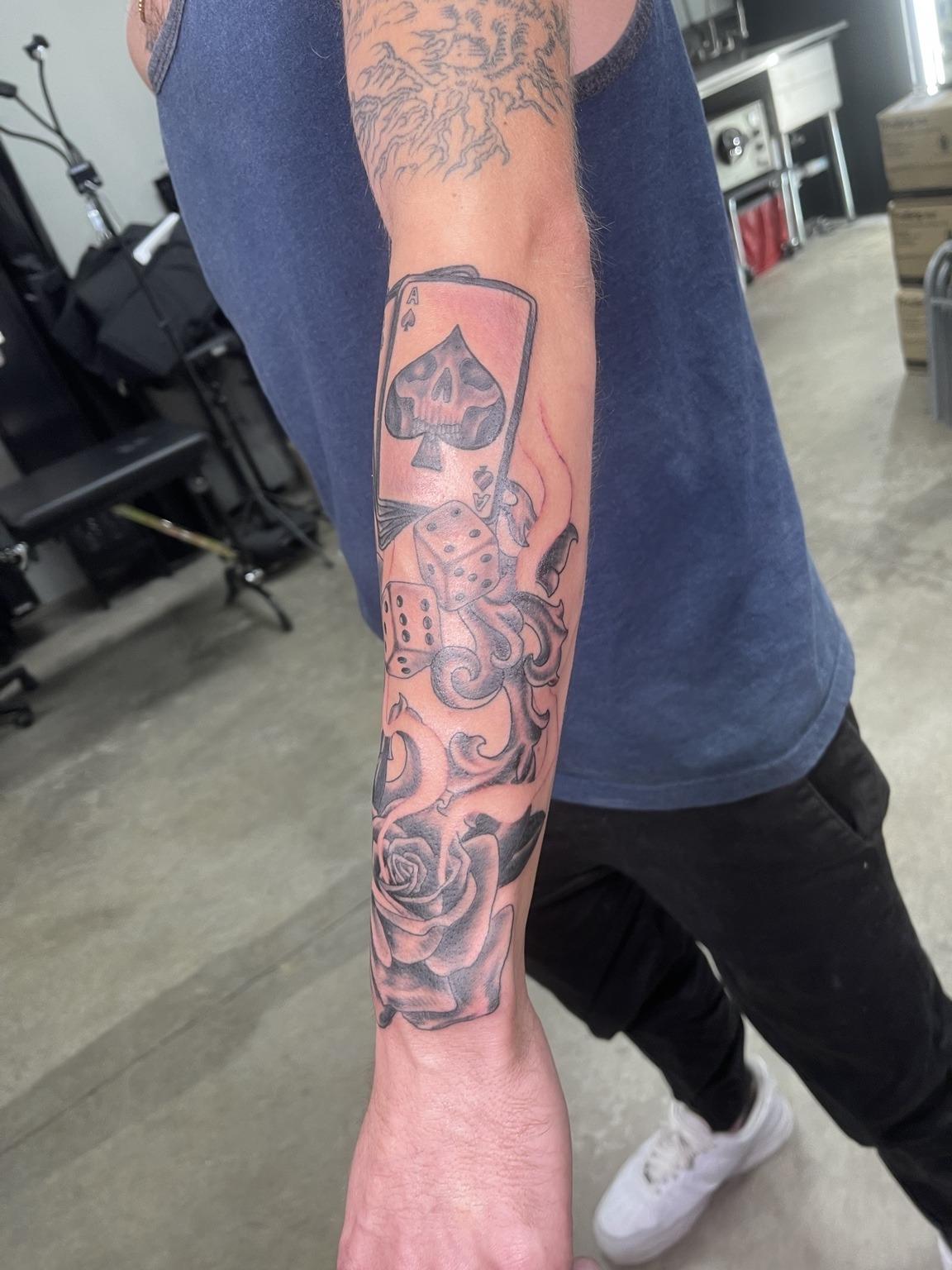 Recovered tattoo view