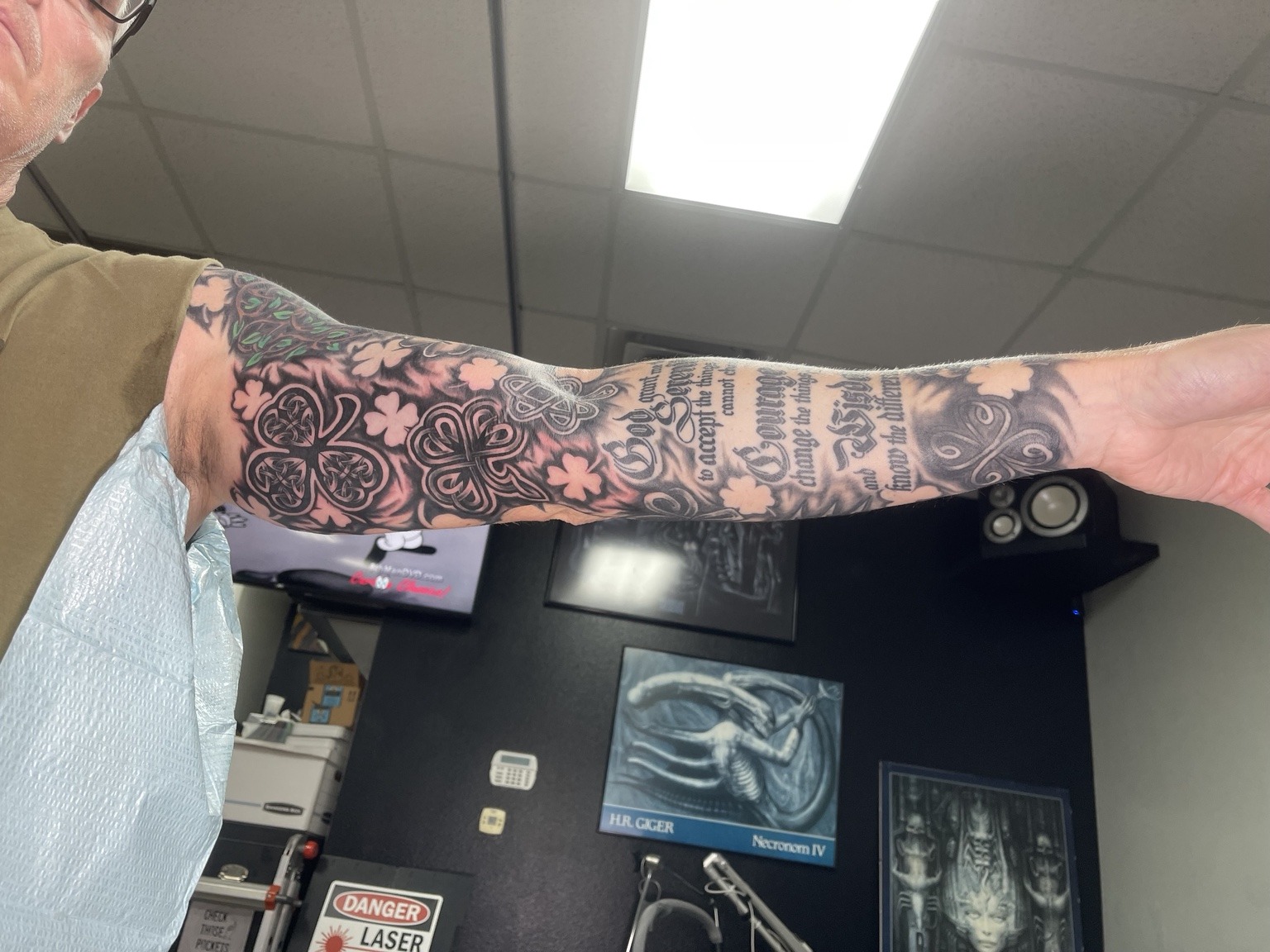 Recovered tattoo view