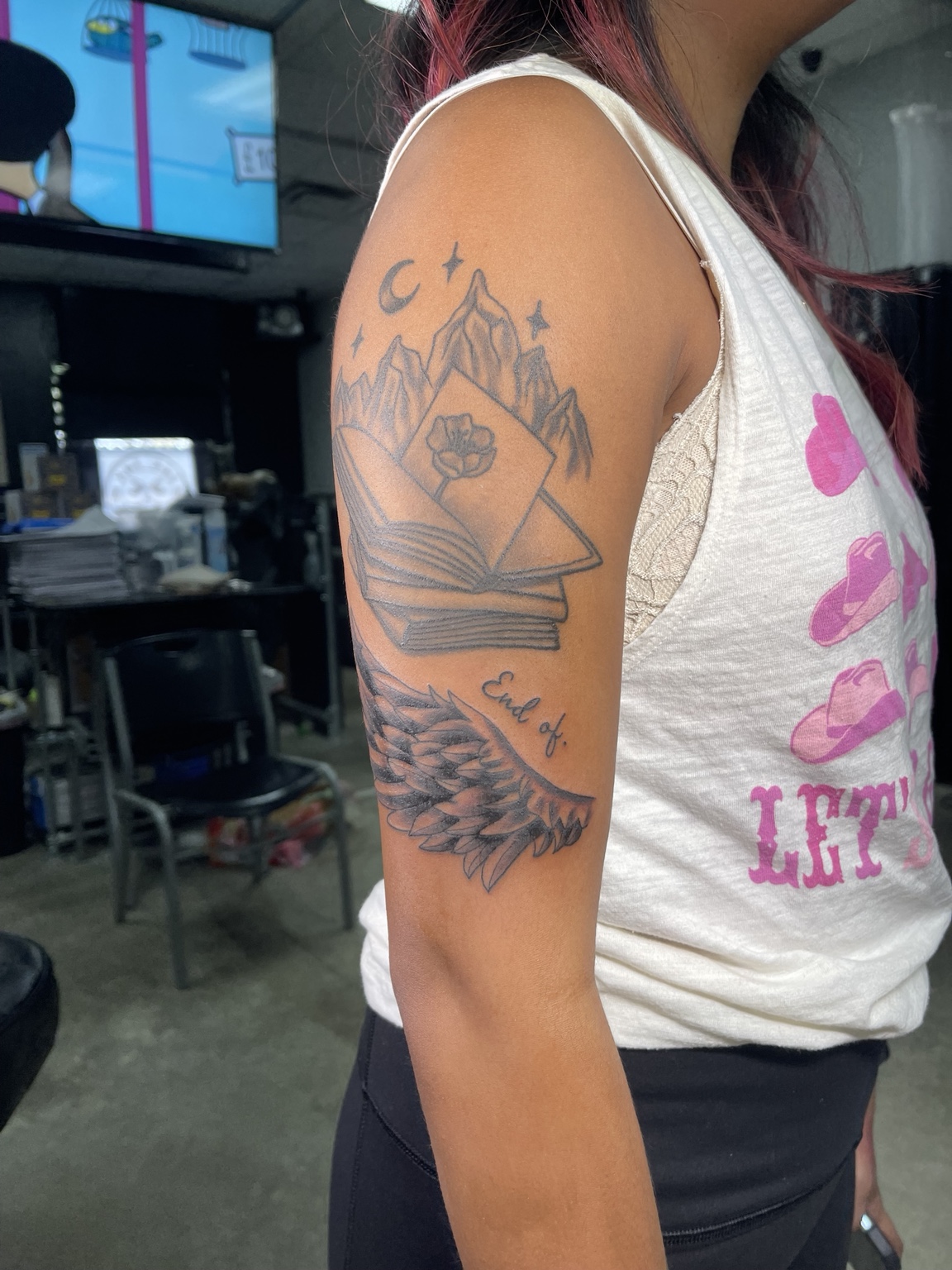 Recovered tattoo view