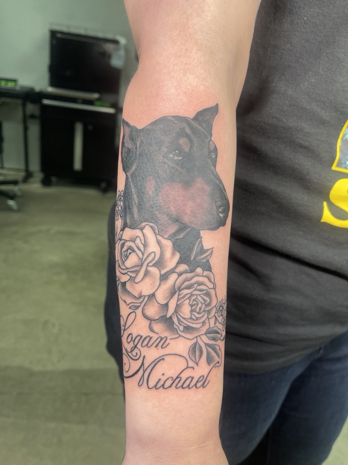 Recovered tattoo view